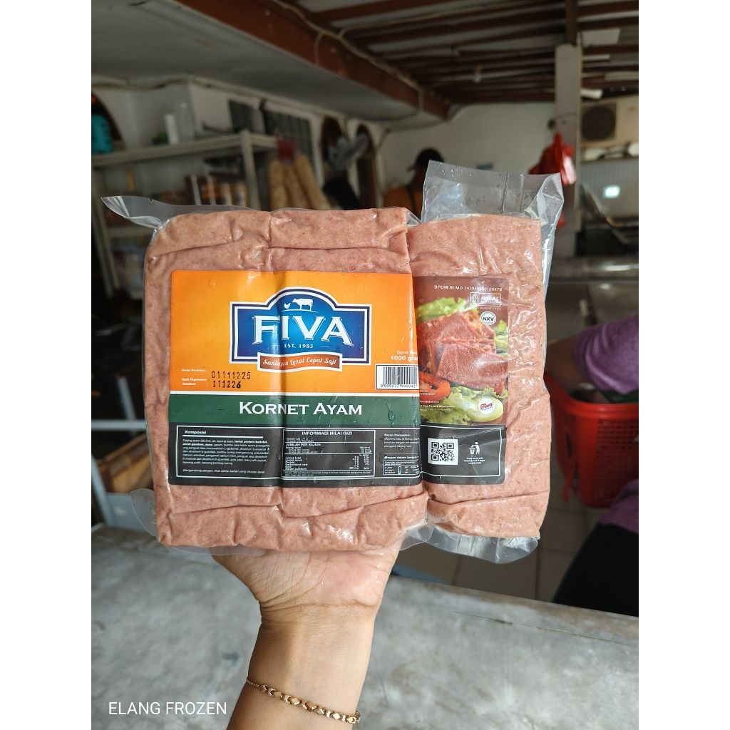 Fiva Kornet Ayam Blok Beku 1kg