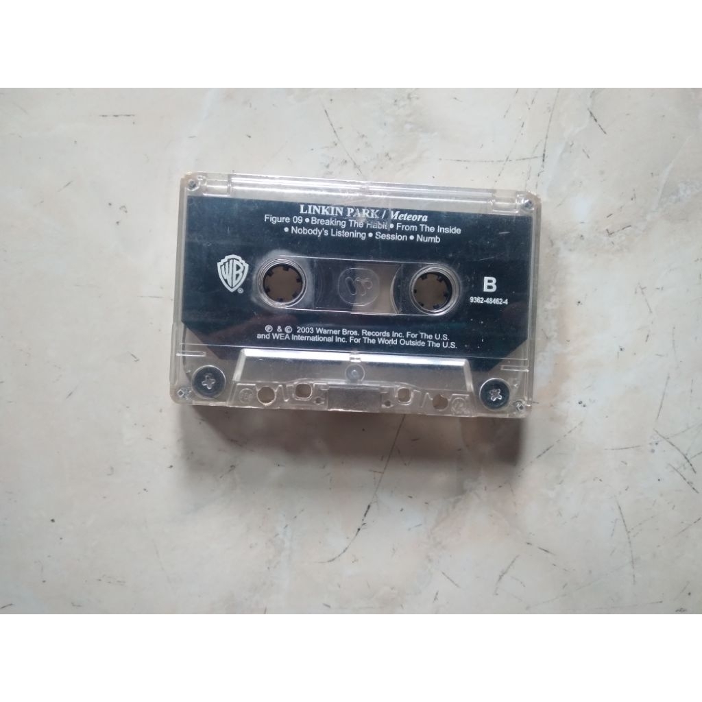 kaset pita band LINKIN PARK meteora