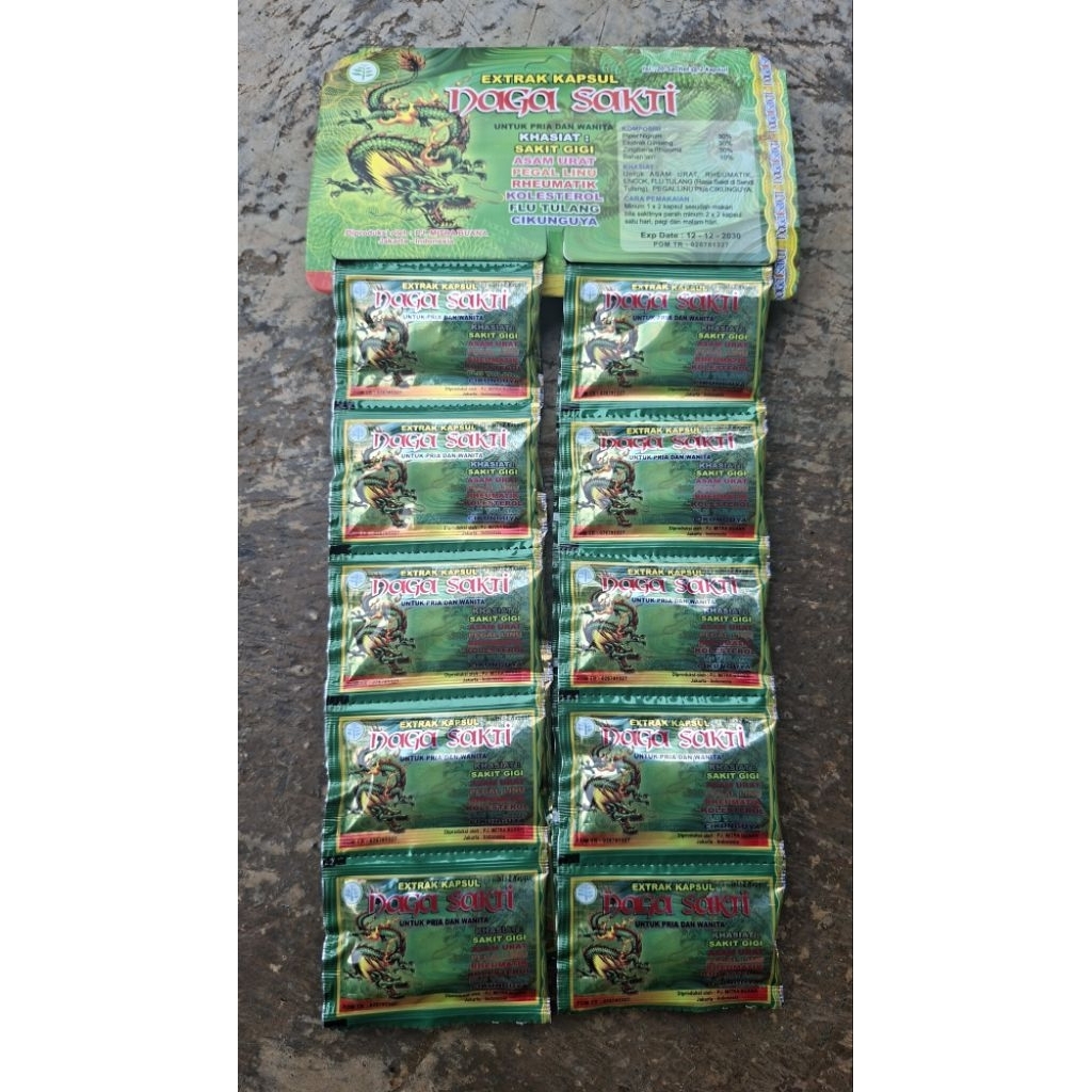 Kapsul Naga Sakti Asam urat Original