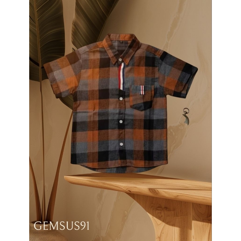 flanel anak 5 sampai 12 tahun pilih warna kemeja anak cowok firal
