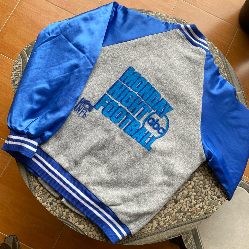 vintage varsity jacket NFL monday night football // bomber jcket