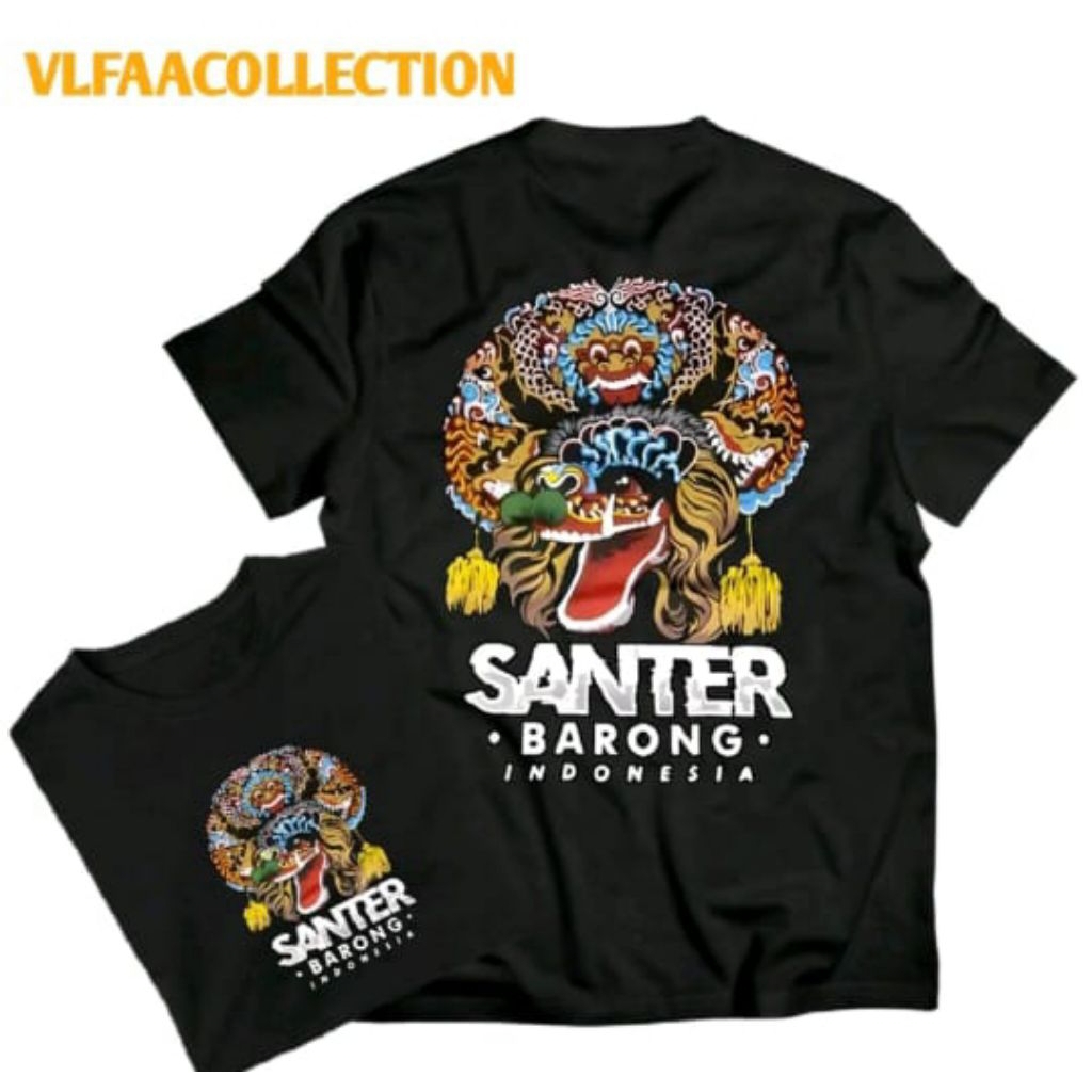 Kaos Santer Barong Indonesia Kaos Distro Unisex