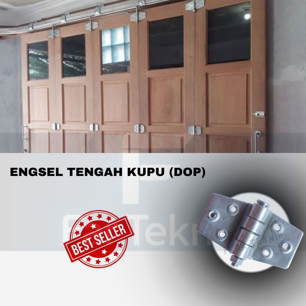 Engsel Tengah Henderson Kupu DOP Tebal Type WINA Engsel Kupu Tekuk Pintu Garasi Tikung Handerson