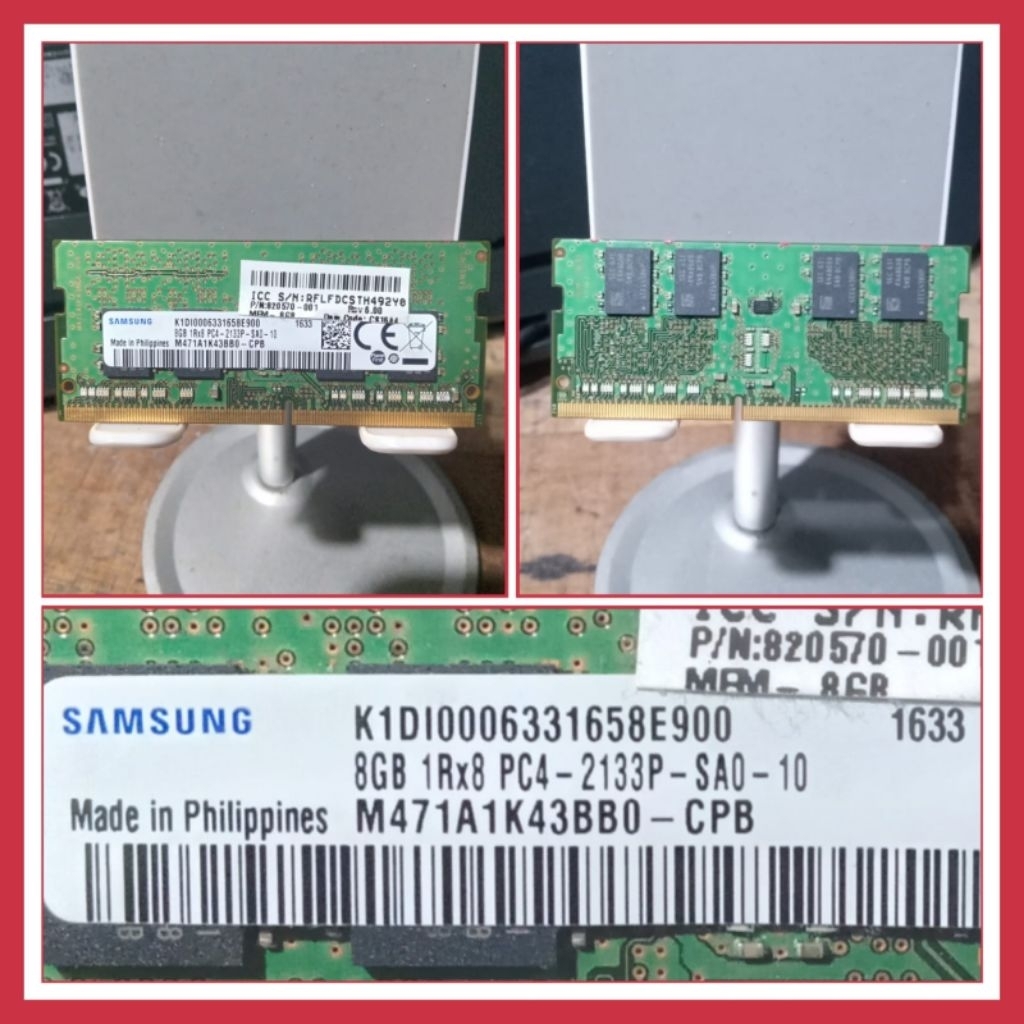 Memory Laptop DDR4 - 8GB | Support laptop Acer Dell HP Lenovo