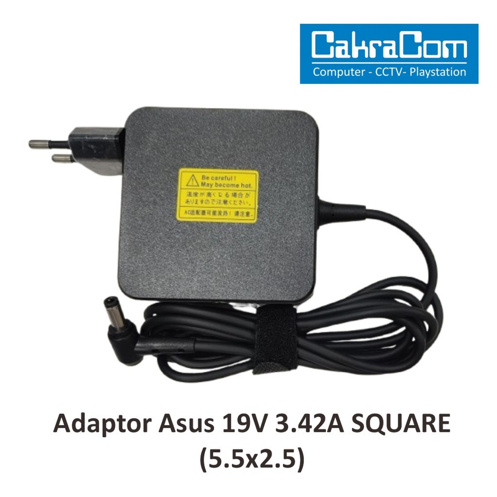 ADAPTOR CHARGER LAPTOP ASUS 19V 3.42A (5.5*2.5) ORIGINAL / CAS LAPTOP