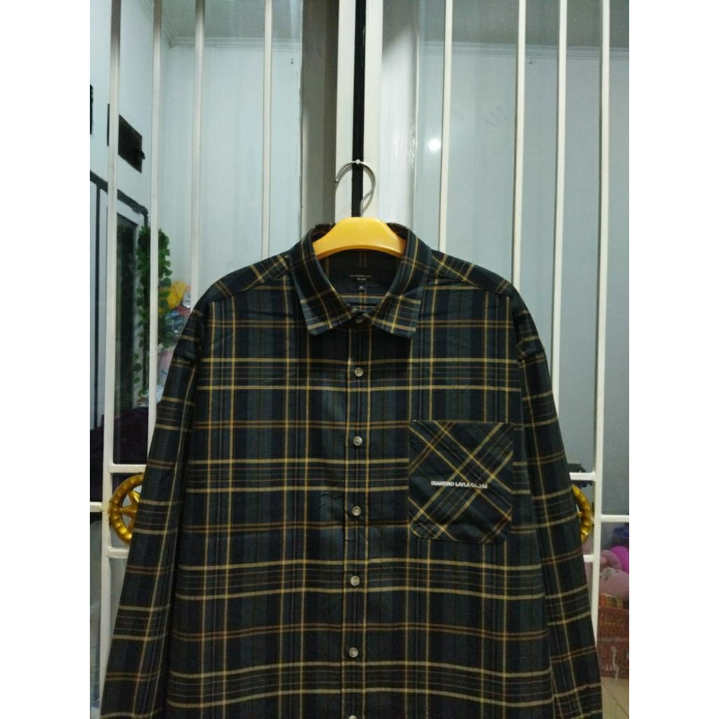 kemeja kasual diamond layla XXL