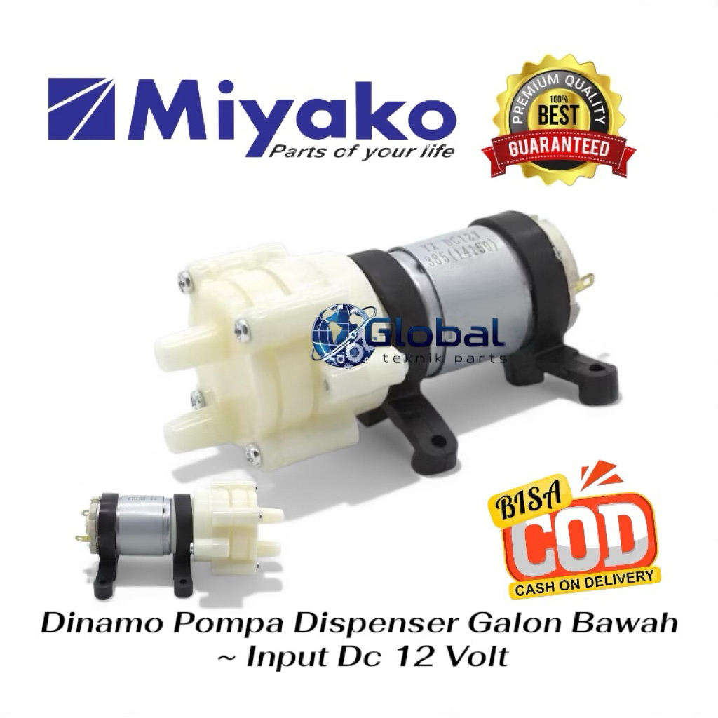 Dinamo Pompa Dispenser MIYAKO Galon Bawah / Pompa Dispenser MIYAKO
