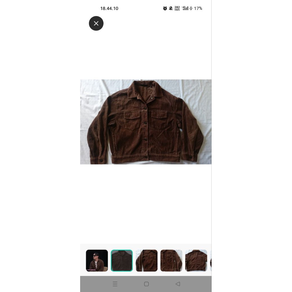 corduroy trucker uniqlo