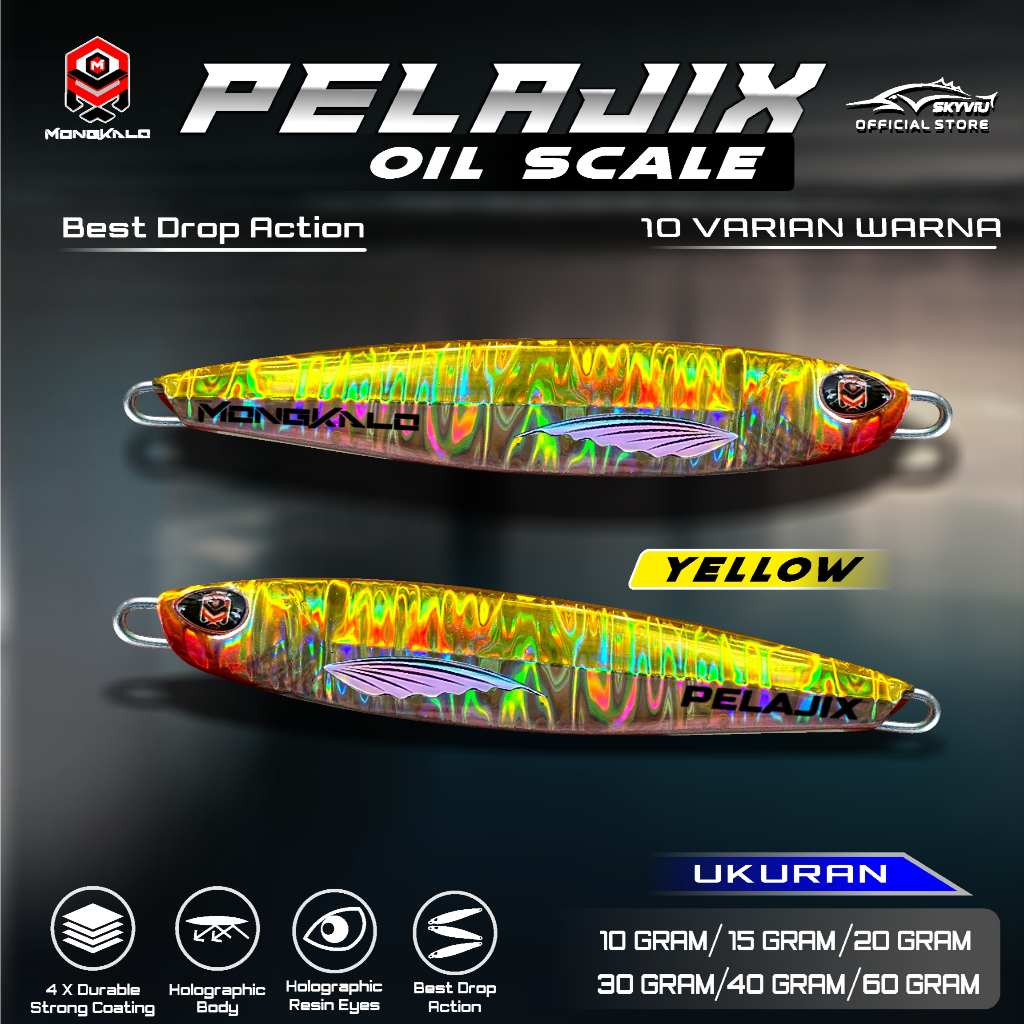 Mongkalo Pelajix Minyak noGID noMotif Candy 15 Kuning