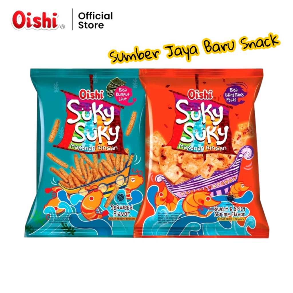 Oishi Suky Suky | Isi 10 Bungkus