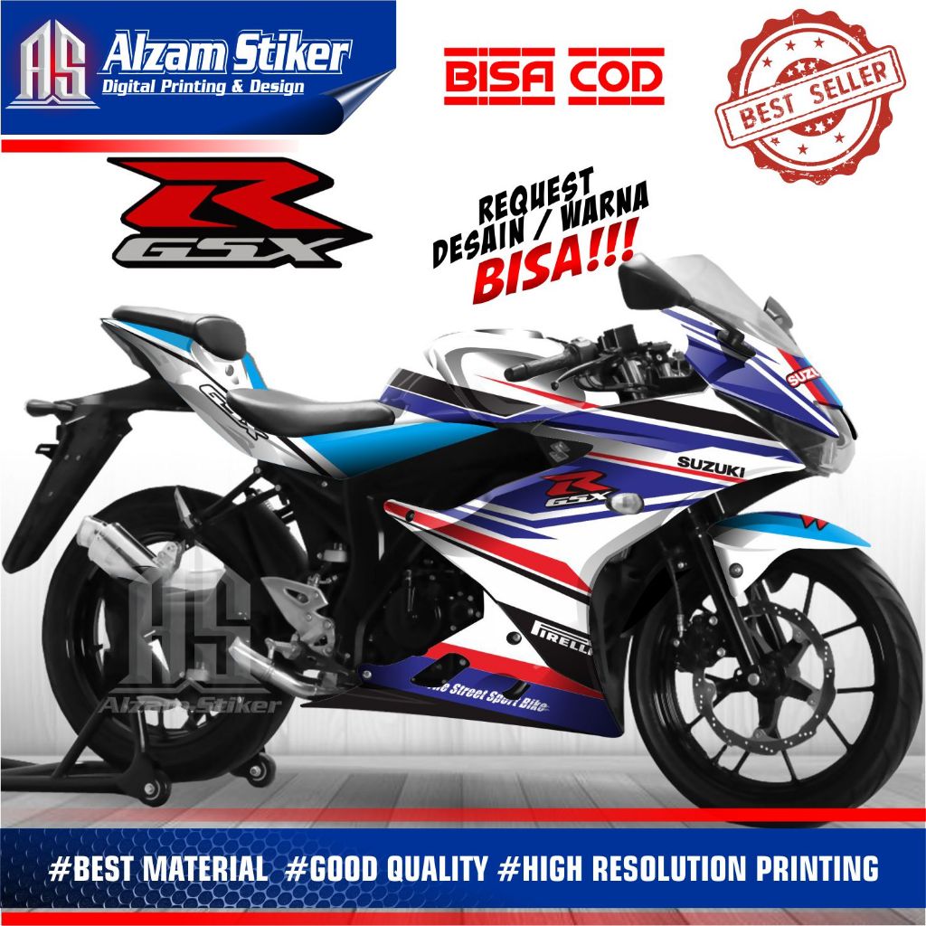 Bisa COD / Decal Sticker GSX R150 Fullbody / Stiker GSX R150  Striping GSX R150 / Sticker GSX R150  