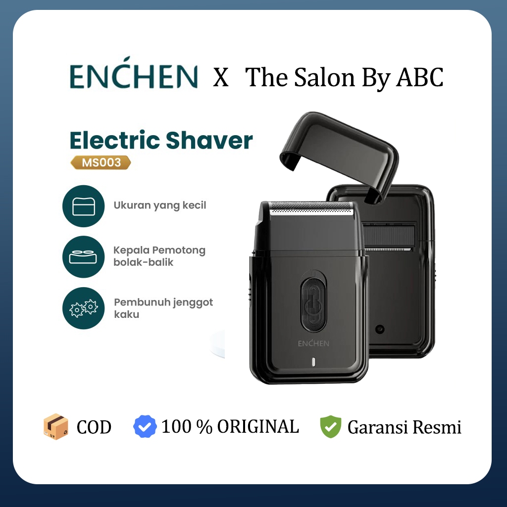 ENCHEN MS003 Shaver Portable Alat Cukur Pria Alat Cukur Kumis Mesin Cukur Jenggot Cambang Pencukur L