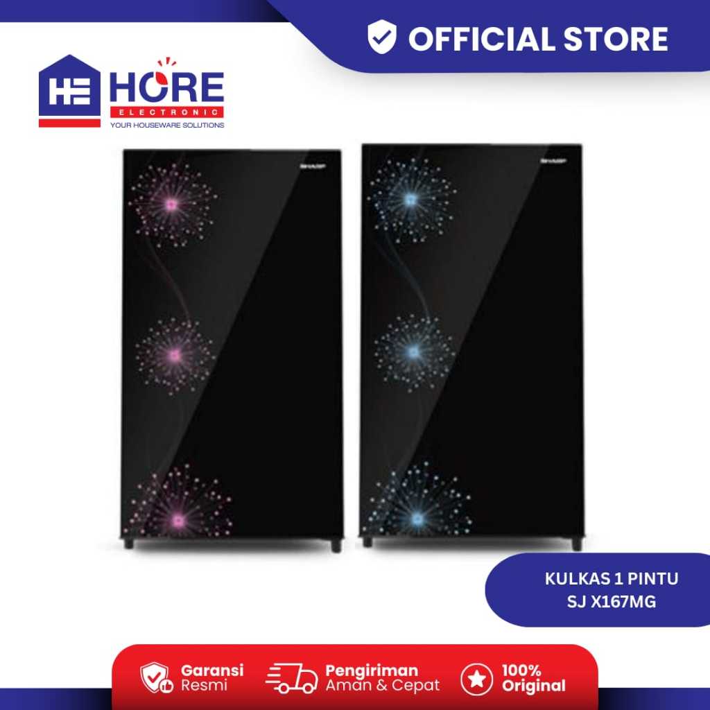 LEMARI ES SHARP 1 PINTU SJ X167MG DB / DP