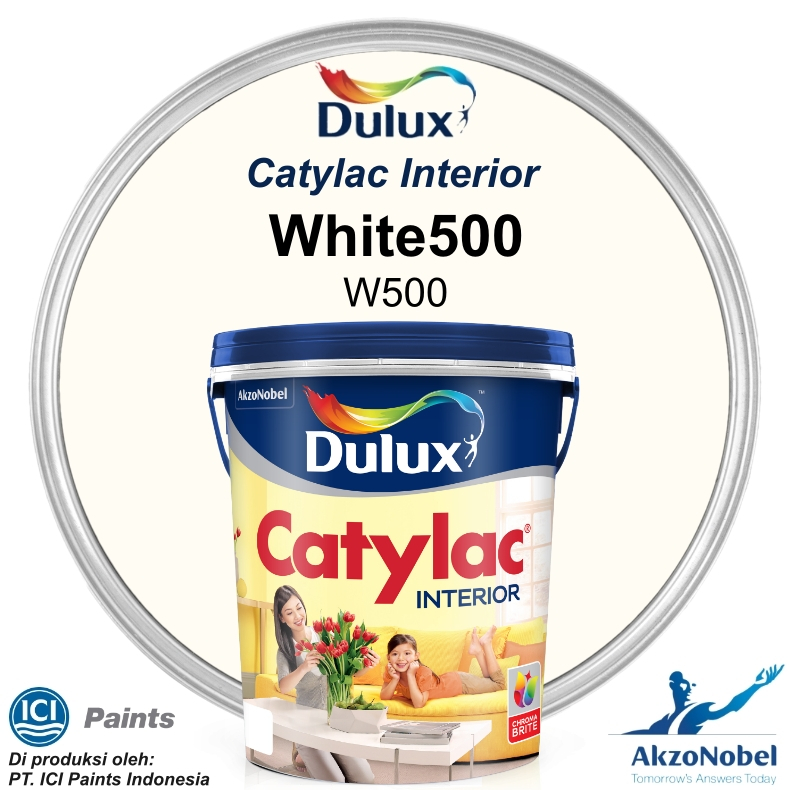 CAT DULUX CATYLAC INTERIOR (Tinting) 5 KG - WHITE500 W500