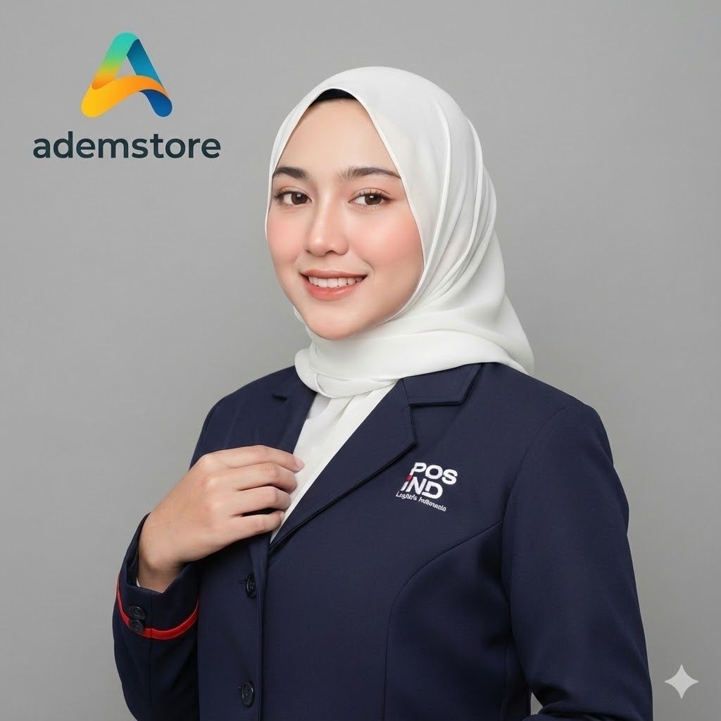 Seragam PT Pos Indonesia Wanita Baru