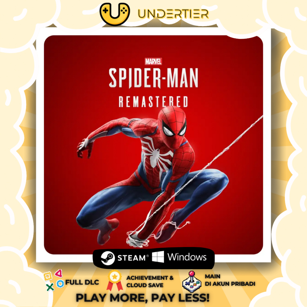 [Bonus 1 game] Marvel’s Spider-Man Remastered [Original / Main Akun Sendiri / Instant]