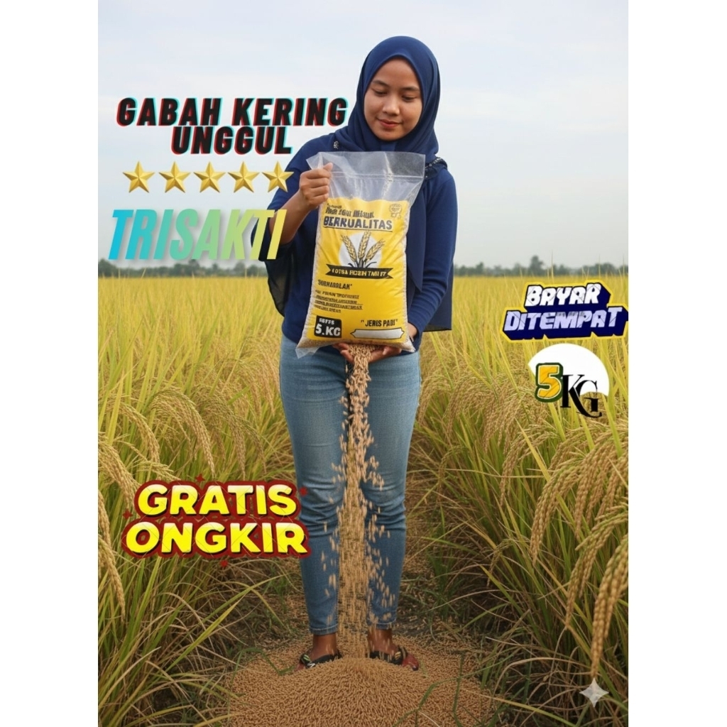 Benih padi unggul Trisakti 5kg premium