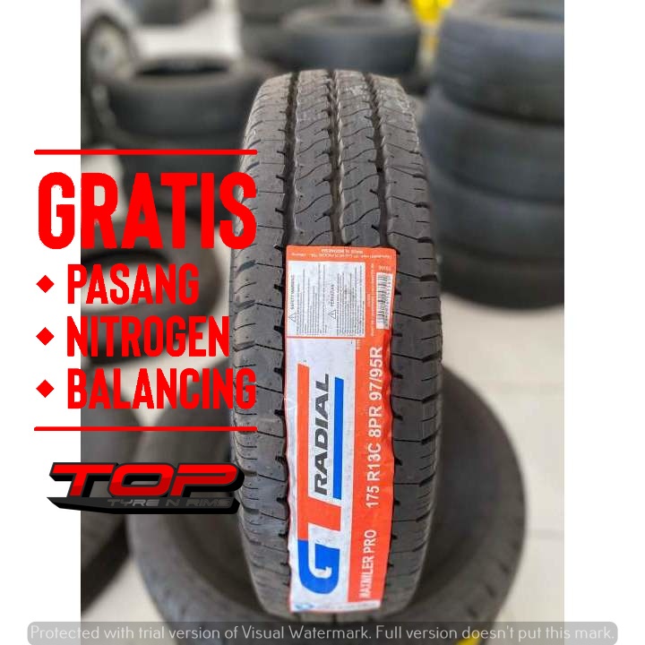 Ban Mobil Muatan Untuk L300 Grandmax Gt Radial Maximer 175 Ring13
