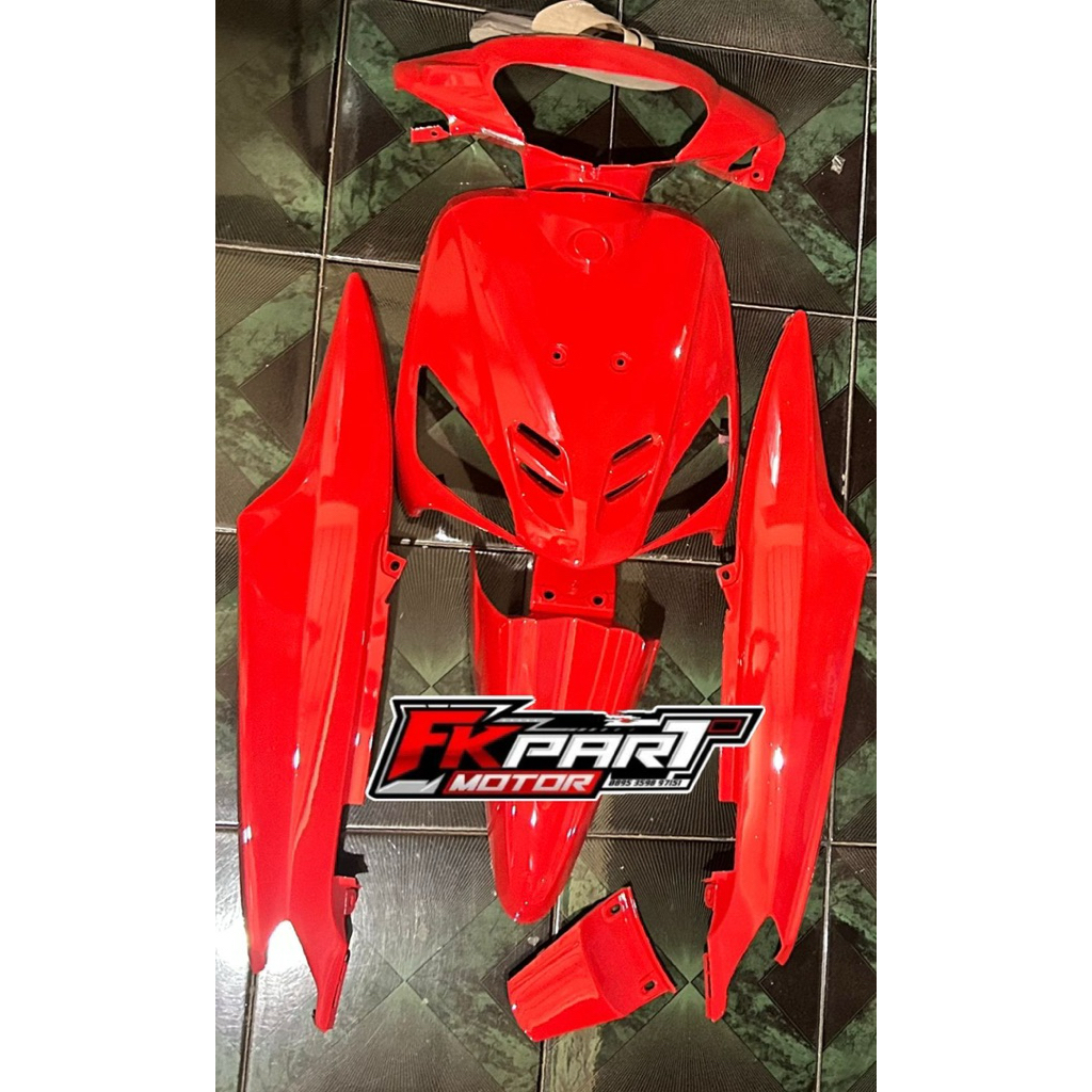 Cover Body Fullset Mio Sporty Cover Body Mio Lama Warna Merah Mio Sporty Mio Lama Warna Merah