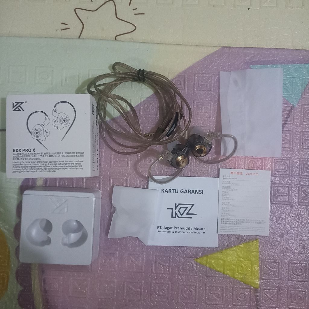 Kz Edx Pro X In Ear Monitor Earphone IEM Knowledge Zenith Second Preloved Bekas Original