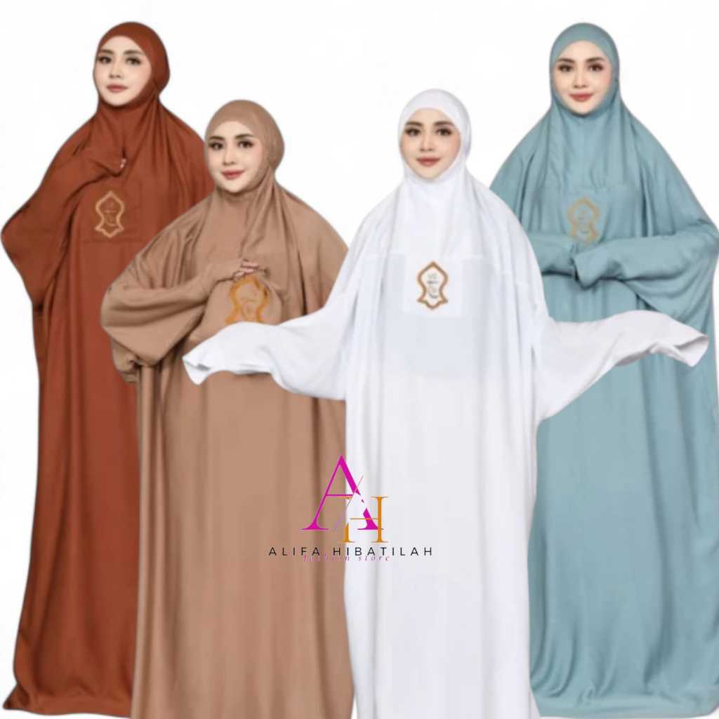 MUKENA TERUSAN TAROMPAH HADRAMAUT RAYON TWILL