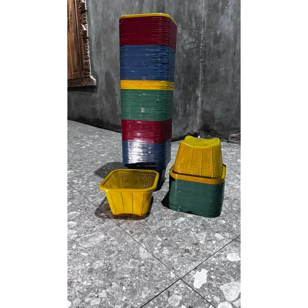 wakul Hajatan wakul kotak 120 pcs wakul plastik Ceting Nasi