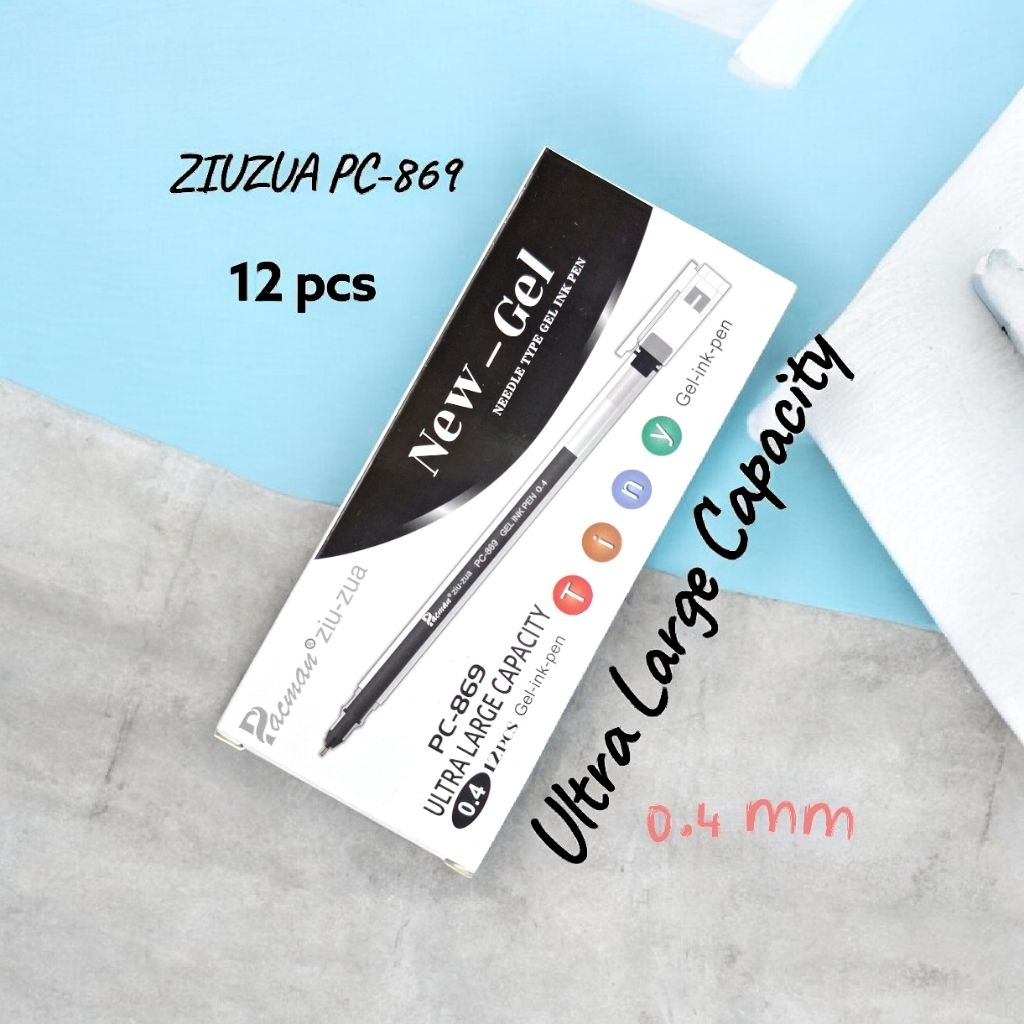 (Lusinan )Pulpen Gel Hitam isi 12/Pena Gel/Pulpen Basah/pen Cair