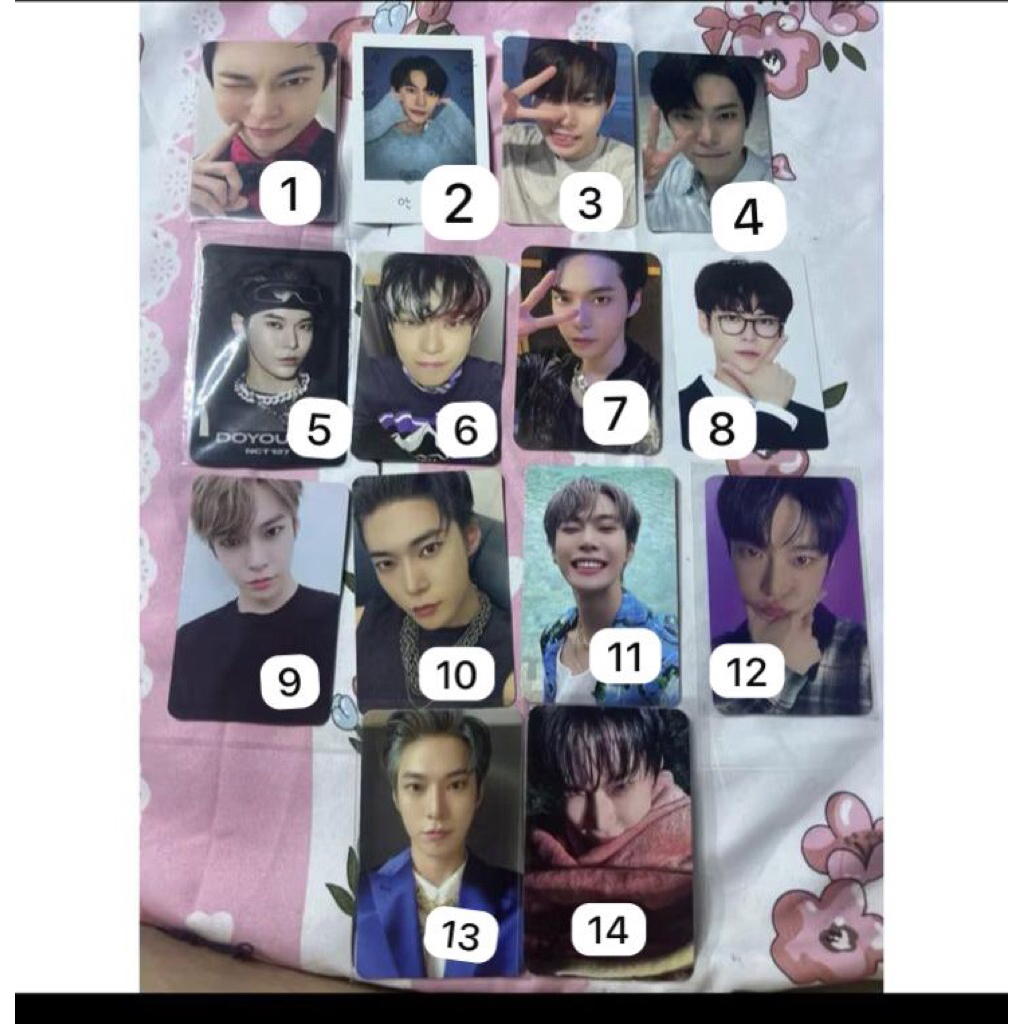 official pc photocard doyoung nct 127 dd dojaejung youth btfm vampire home md polaroid wtmc stickty 