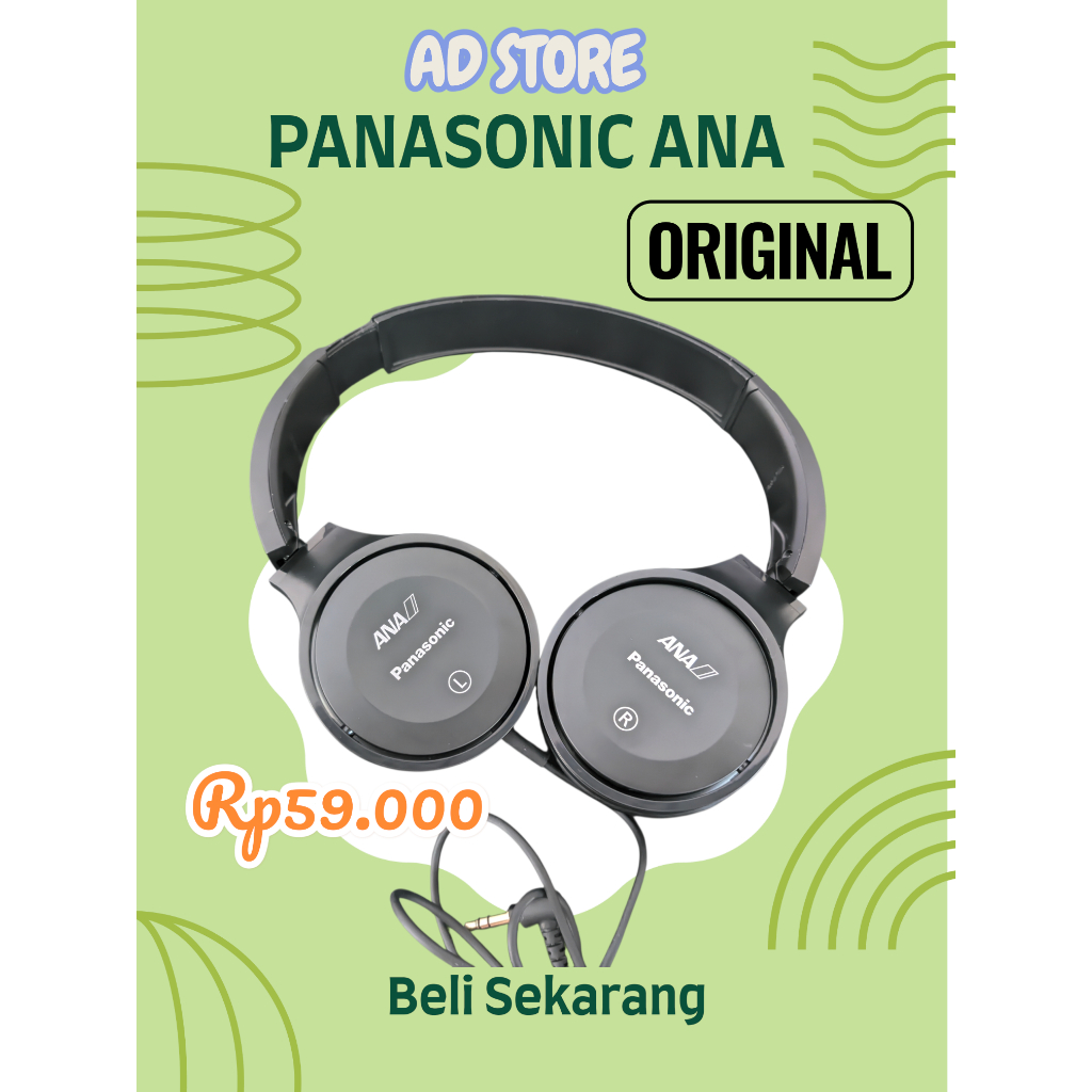 Headset Panasonic Kabel
