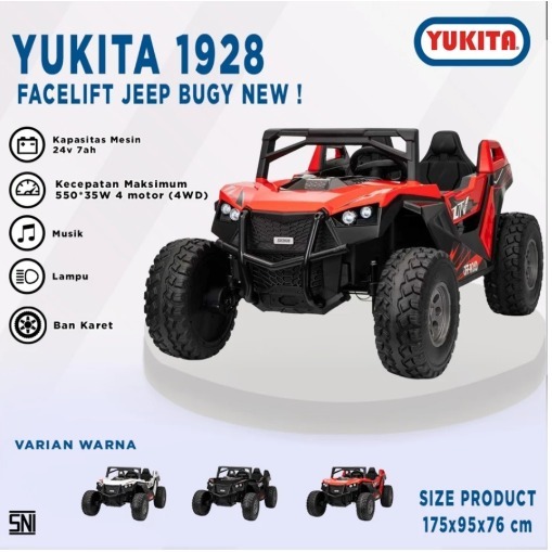 MOBIL AKI JEEP BUGGY MONSTER SUPER JUMBO || YUKITA 1928 || ADA REMOT