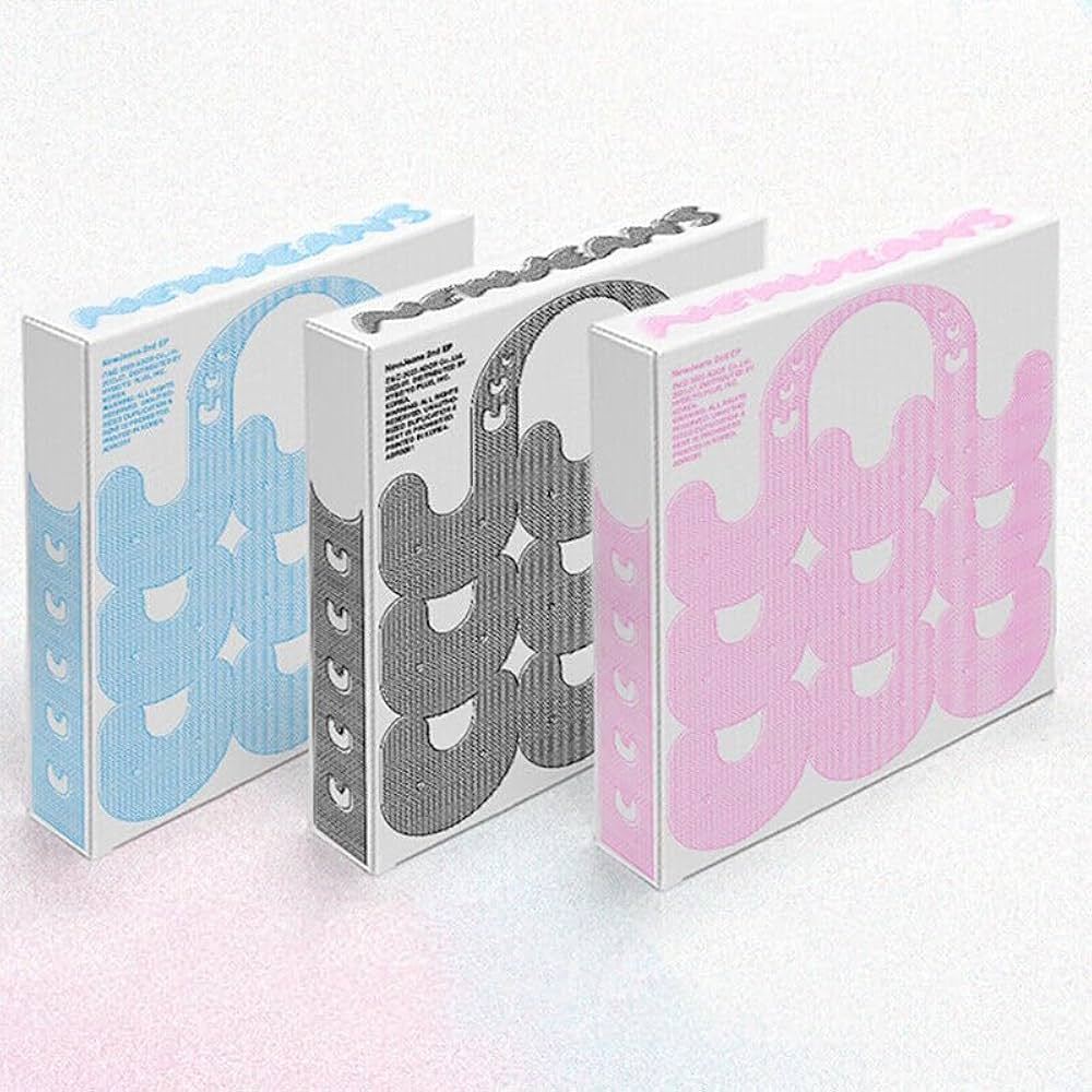 Set NewJeans 2nd EP Get Up Bunny Beach Bag Ver. Limited Edition (PINK / WHITE / BLUE) With Photocard