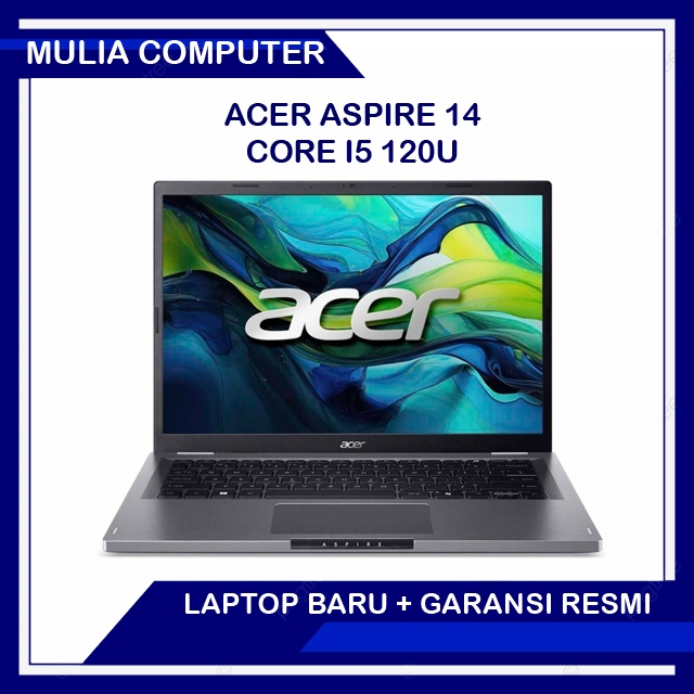ACER ASPIRE 14 CORE I5 120U 16GB 512GB W11+OHS 14.0 WUXGA IPS GRY -51M.52V6