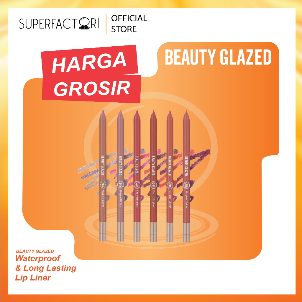 (READY STOCK) Beauty Glazed Waterproof & Long Lasting Lip Liner