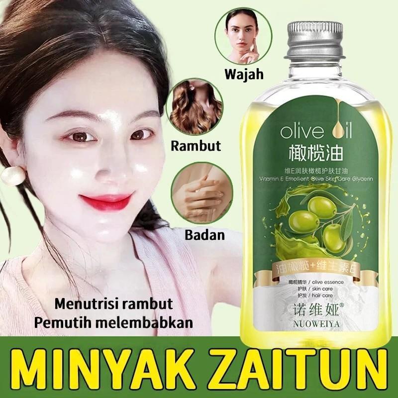 Minyak Zaitun Untuk Wajah 140ml Olives Oil Antioxidant Soothing Restore Face Essence Kulit Kering Me