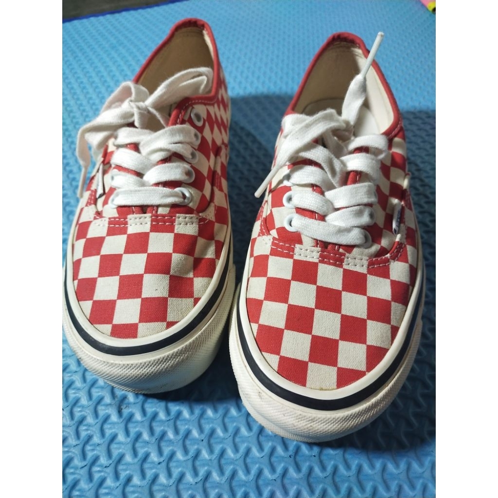 VANS AUTHENTIC ANAHEIM RED CHECKERBOARD