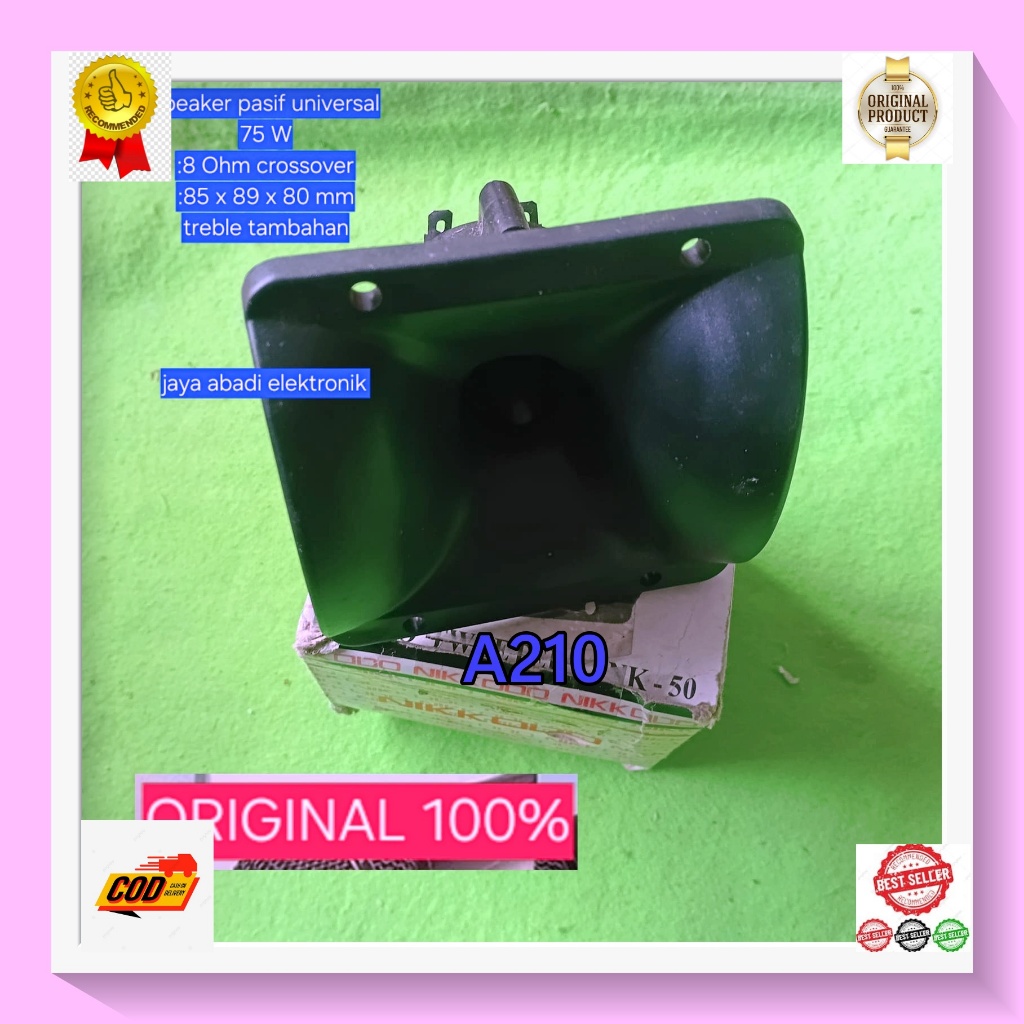 A210 AUDAX TWEETER SUARA JERNIH NATURAL SPEAKER TWEETER H83 SPEAKER ORI 100% HORN TREBLE TREBEL KOTA