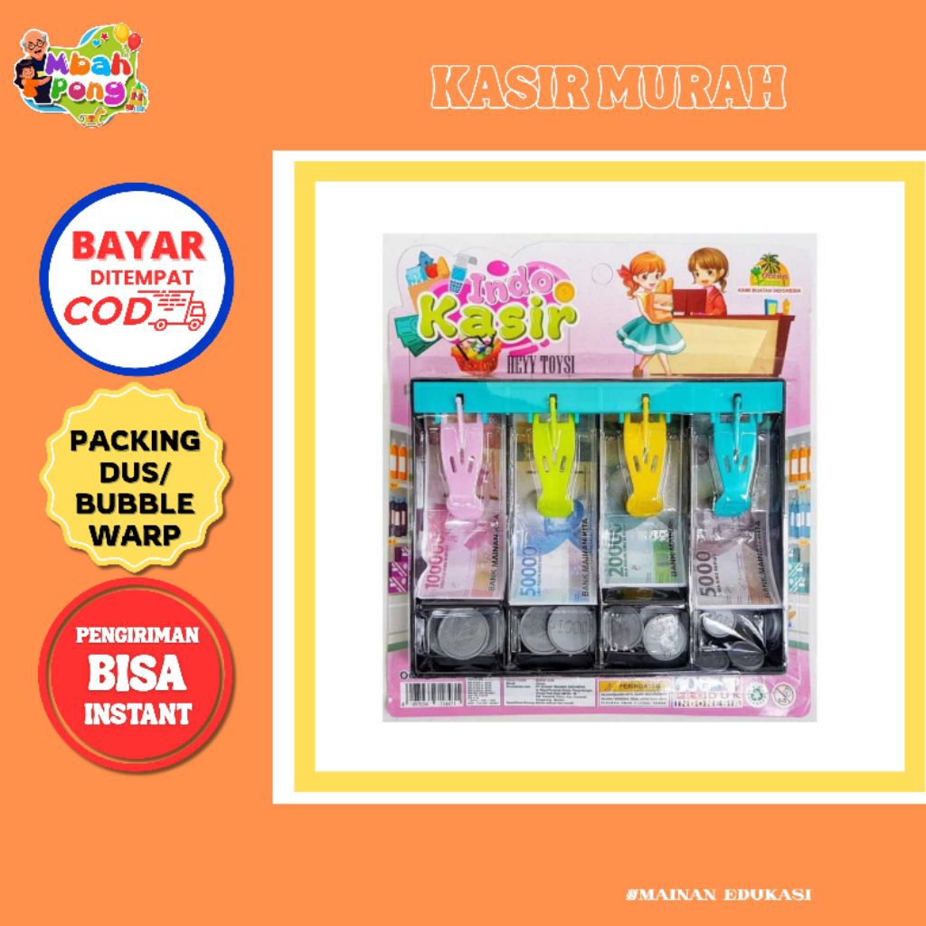 Mainan Kasir Murah, Mainan Anak Kasir - Kasiran, Mainan Kasir Mini