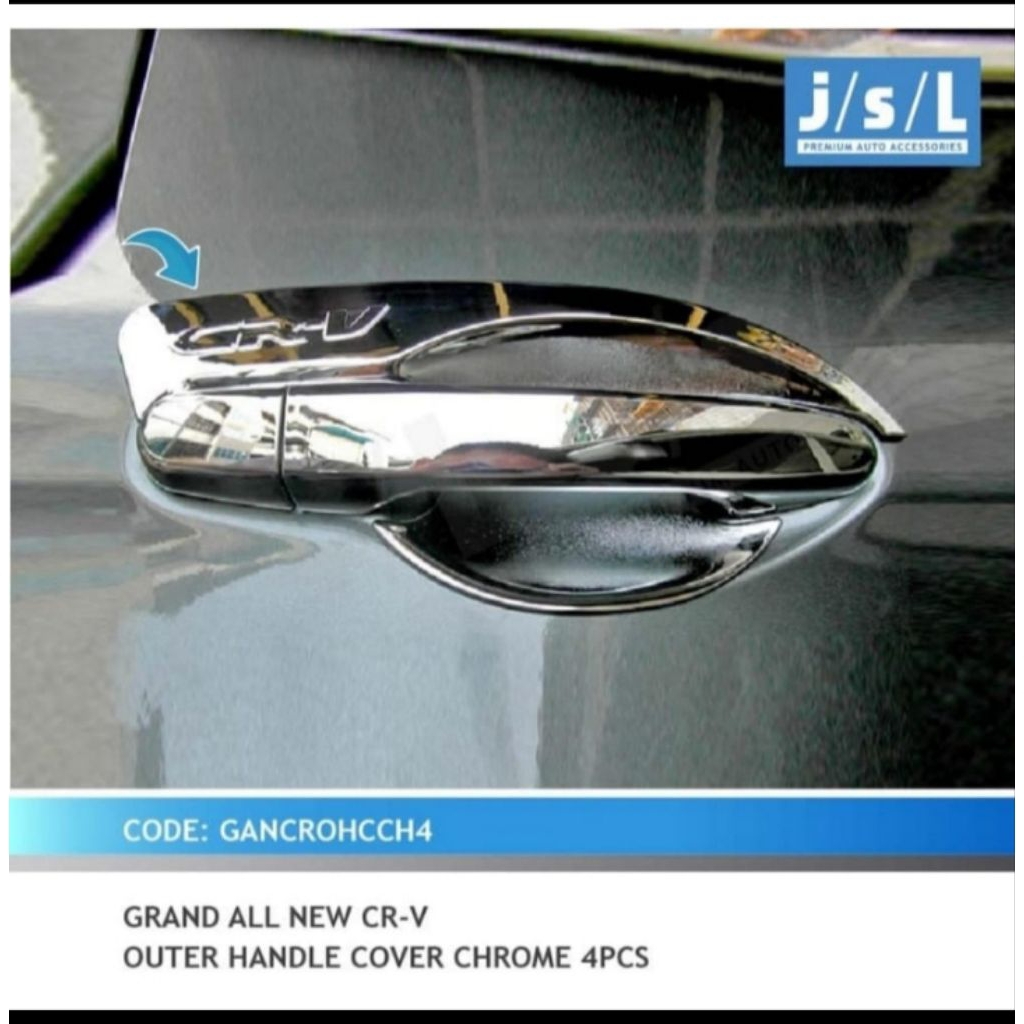 Paket Cover Handle + Outer Chrome Grand CRV 2013-2016