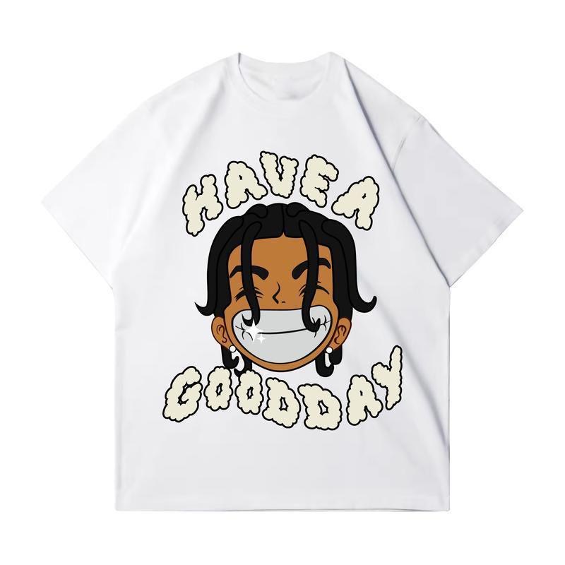 Men's T-shirts Combed Cotton Distro T-shirts Black T-shirts with Premium Flower Logos - Imported Bra