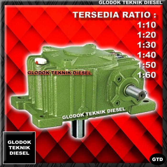 MESIN SPEED REDUCER GEAR BOX WPX 200 Ratio 1:10 - 1:60 GEARBOX