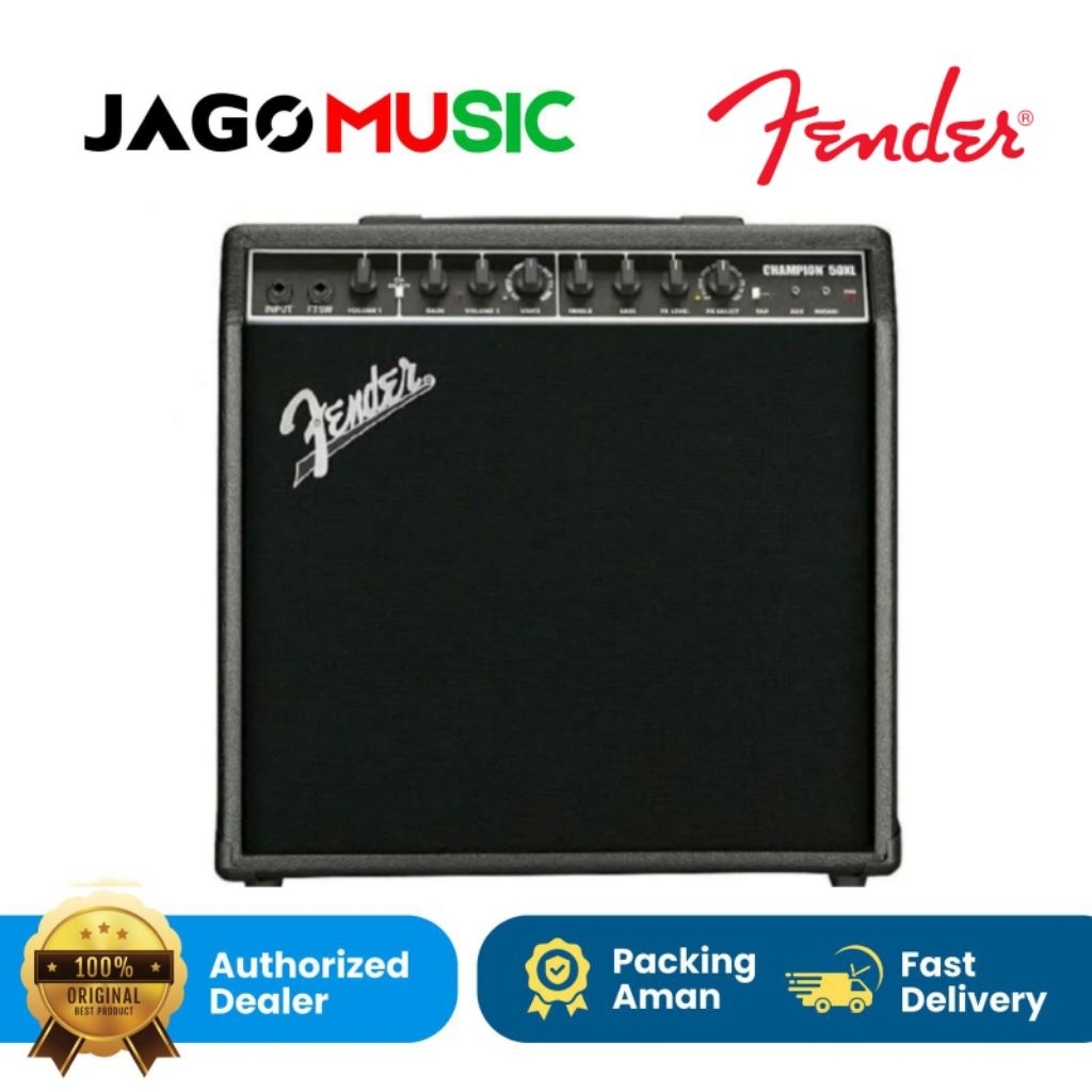 Ampli Gitar Fender Champion 50XL Guitar Combo Amplifier Fender Champion 50 XL