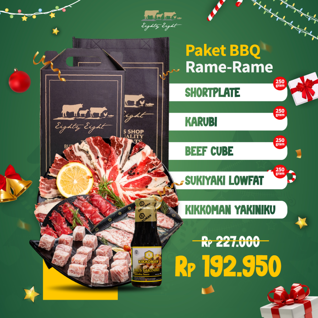 DAGING / DAGING SAPI / PAKET NATAL / CHRISTMAS K HAMPERS / HAMPERS NATAL