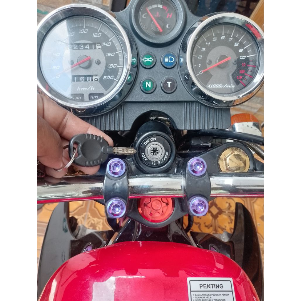 kunci kontak anti maling ninja r ss rr kis kontak pnp ninja