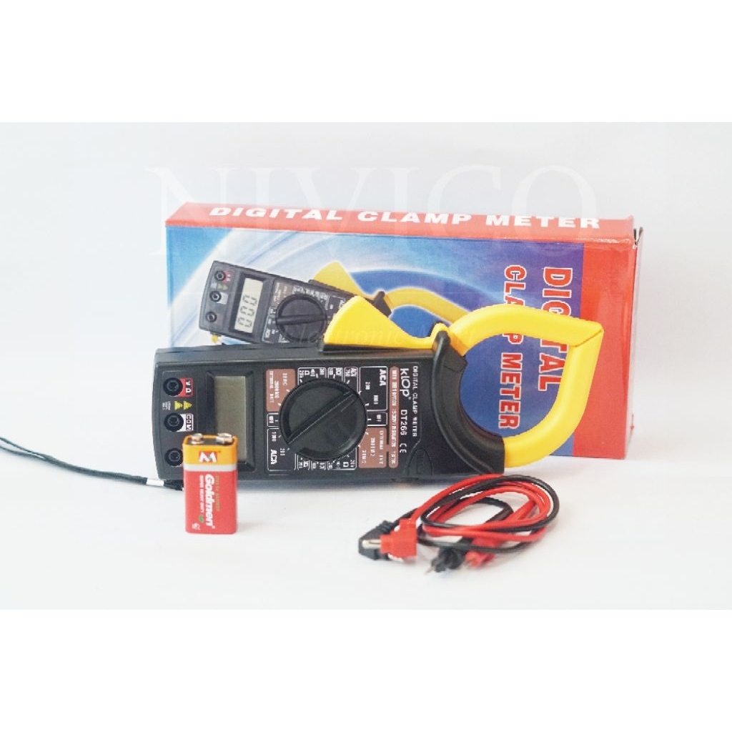 DIGITAL CLAMP METER MULTITESTER KLOP DT266