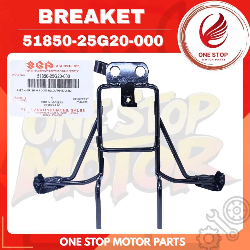 BRACKET BREKET DUDUKAN BATOK LAMPU SATRIA FU BARONG 25G20 ORIGINAL ORI ASLI SUZUKI SGP