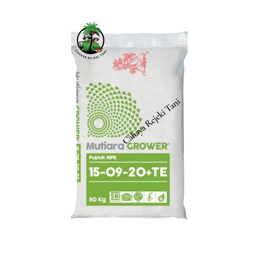 Pupuk NPK Mutiara GROWER 15-09-20+TE Original 50 kg