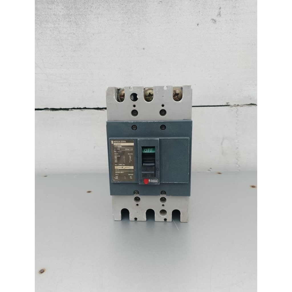MCCB/BREAKER MERLIN GERIN NB100N | 100A | 80A | 40A