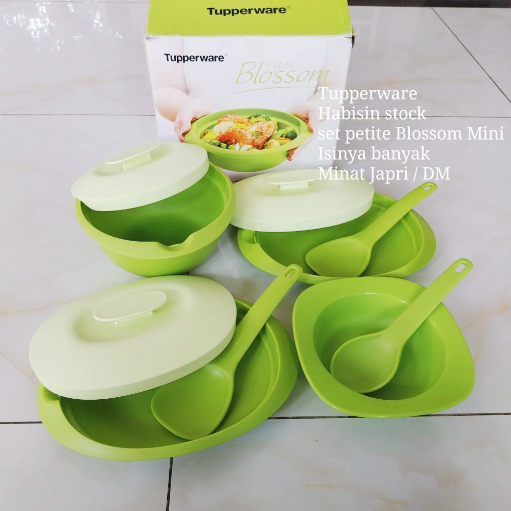 Tupperware Petite Blossom Wadah Saji Lauk