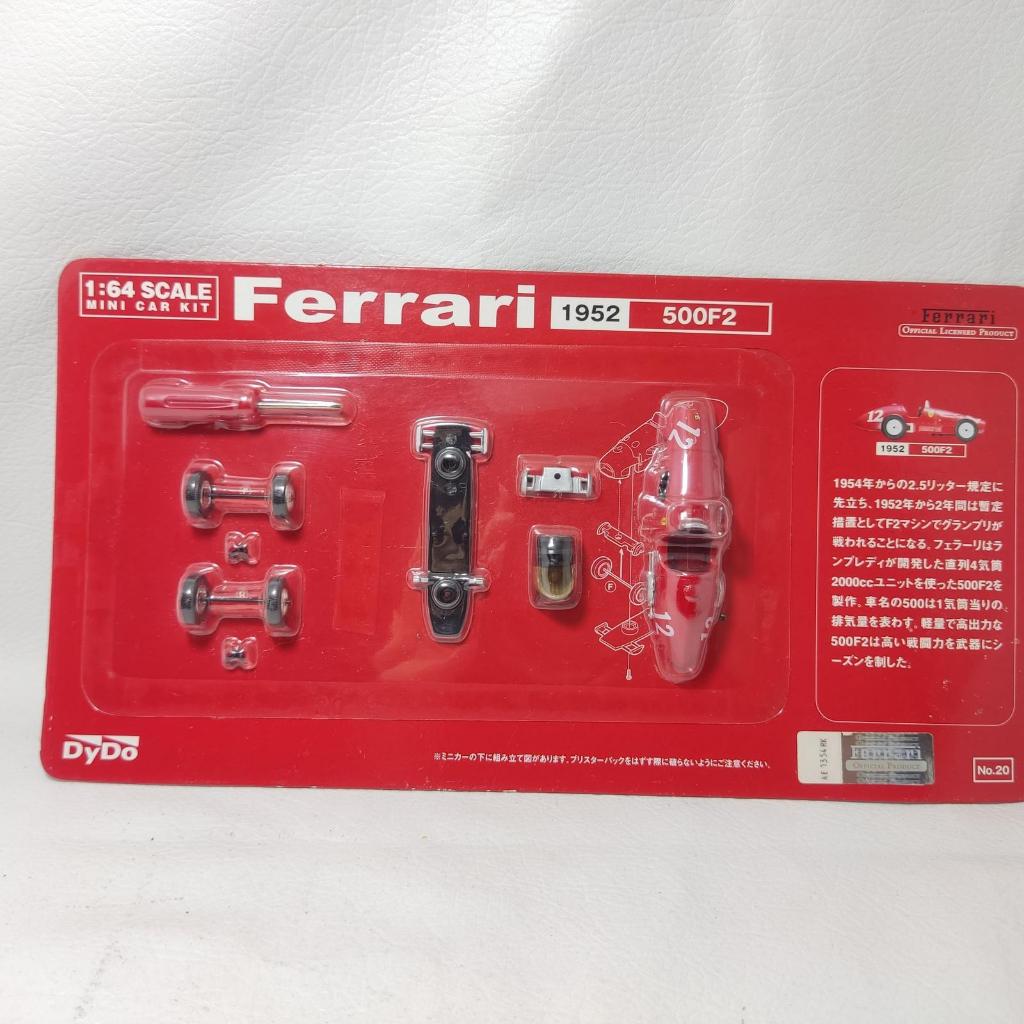 Dydo Kyosho Diecast Ferrari 500F2 No 12 (1952) 1/64 A. Ascari World Champion Italy GP formula 1