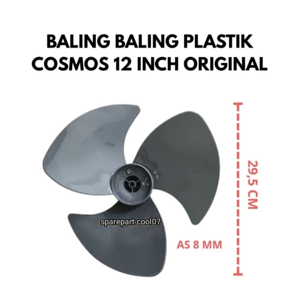 Baling Baling Kipas MULTI Kipas Angin 12inch Cosmos Kipas angin Umum UNIVERSAL 12 INCH